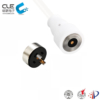 Custom round magnetic charging contacts for humidifier