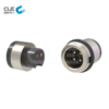 Male and female magnetic pogo connector for bluetooth earphone