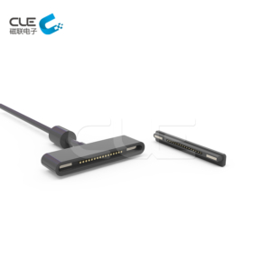 16 Pin male and female magnetic charging cable connector for tablet