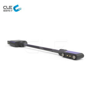 High class 2 pin magnetic cable connector manufacturer for smart glasses