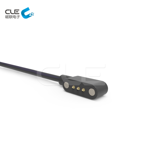 3 Pin magnetic connector charging cable for smart wear