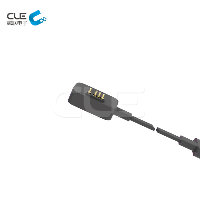 4 Pin magnetic cable connector factory for fitness health clothing