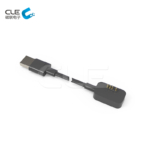 [CMA-0245] 4 Pin magnetic cable connector factory for fitness health clothing
