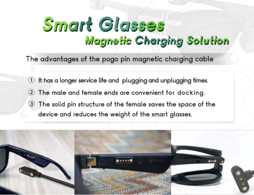 Smart Glasses Magnetic Connector Charging Solution